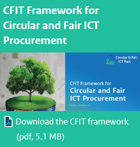 Dr. Sutton-Parker joins expert panel to discuss the  CFIT framework for circular and fair procurement of ICT