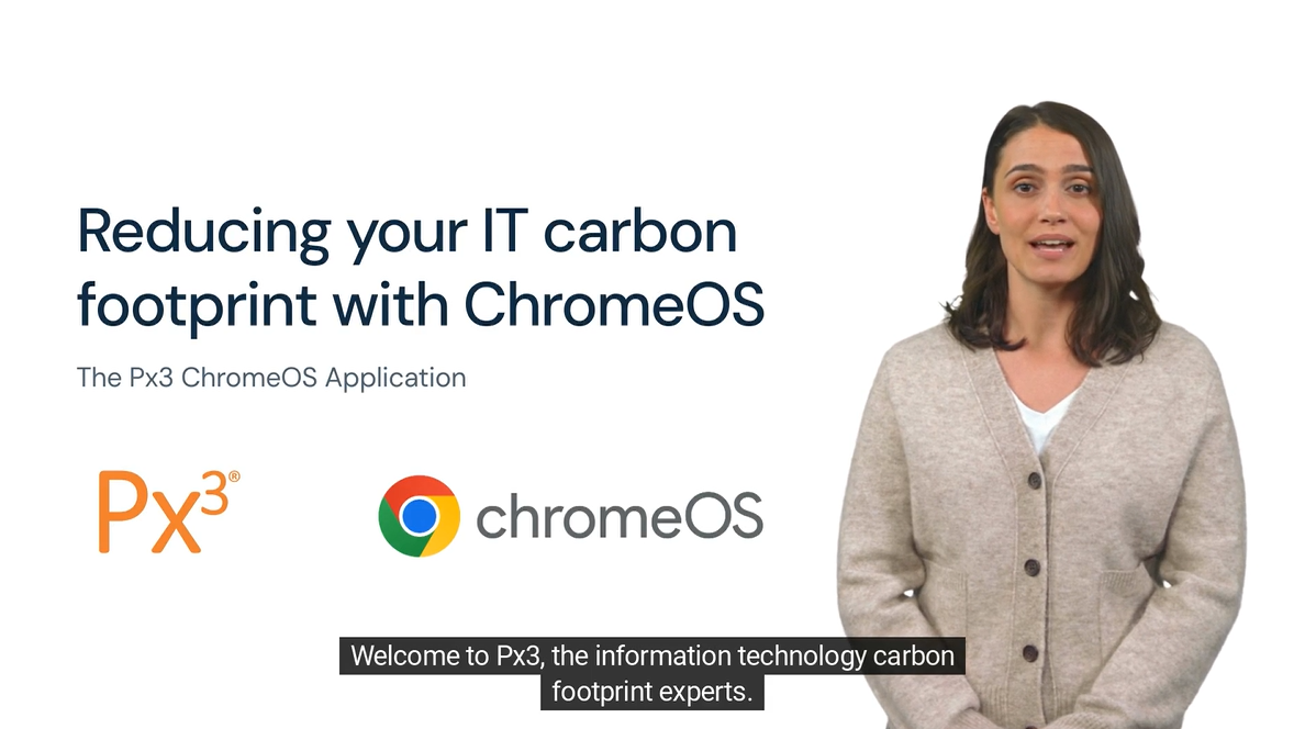 New Px3 App Calculates ChromeOS Carbon Footprint Reduction